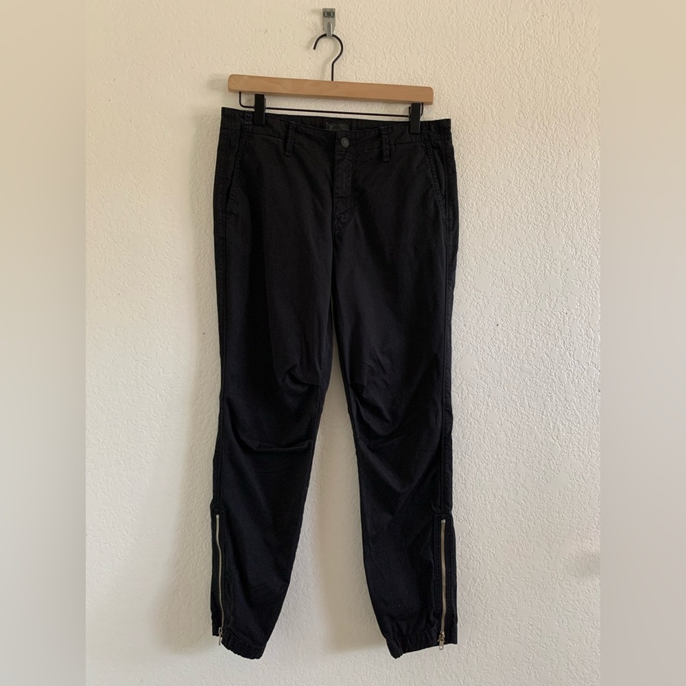 MOTHER Black Track Jogger Pants